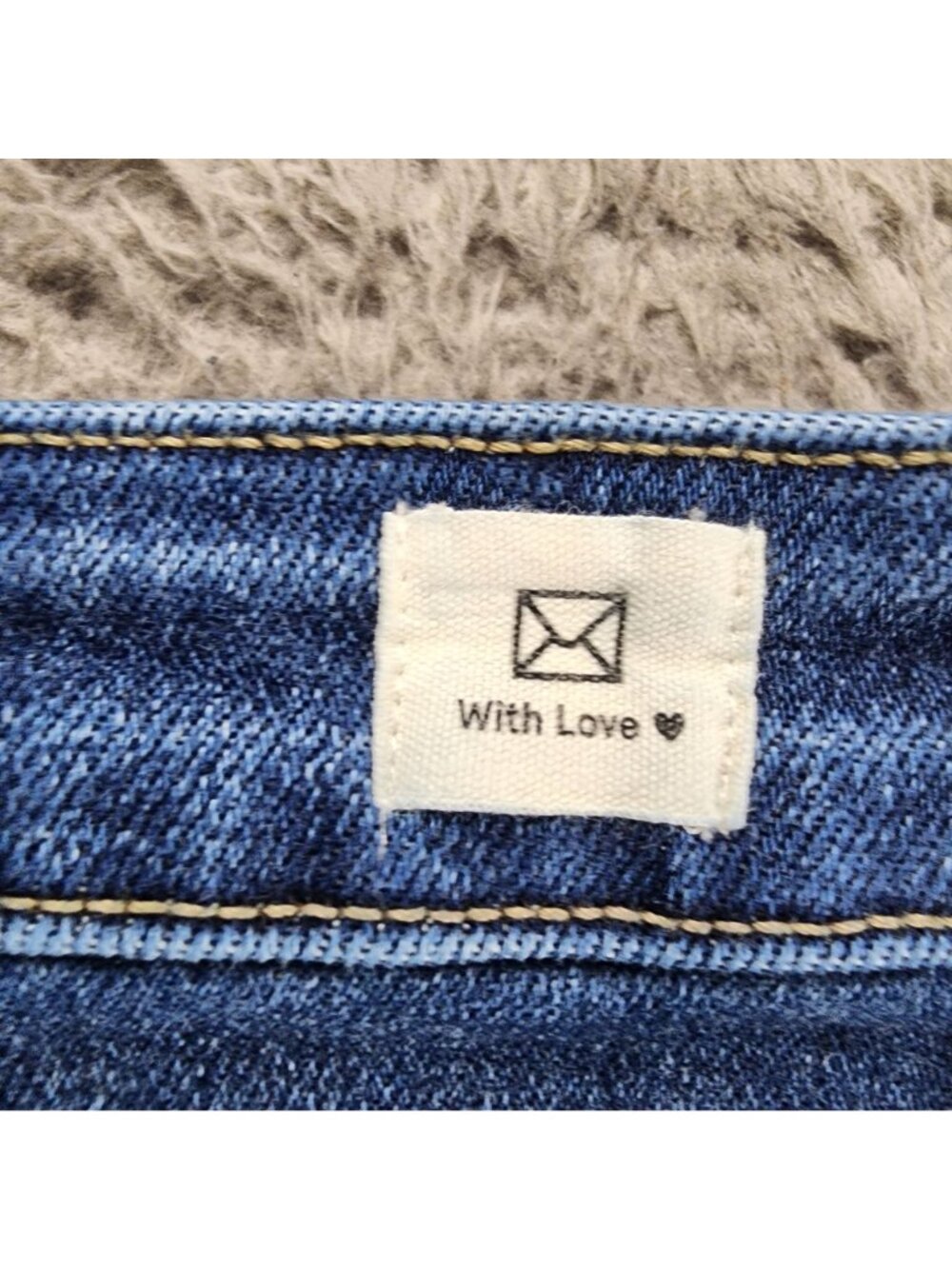 Letter To Juliet Jeans Womens 31 Bambino Blue Stretch Denim Bootcut *Read* - Picture 11 of 15